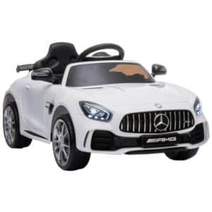 Mercedes AMG Elbil til børn 12V L105 cm - Hvid
