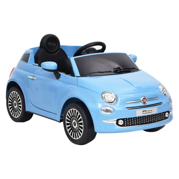 elektrisk bil til børn Fiat 500 blå