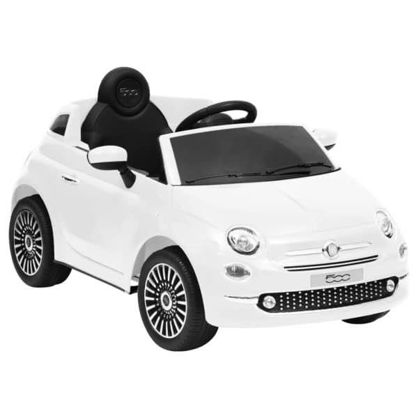 elektrisk bil til børn Fiat 500 hvid