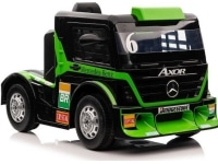 Lean Cars Enkelt elbil til børn Mercedes-Benz Axor XMX622, grøn