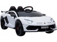 Lean Cars Lamborghini Aventador sort To-personers elbil til børn