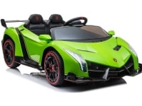 Lean Cars Lamborghini Veneno elbil til børn, grøn