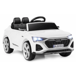 Elektrisk Audi SQ8 til børn 12V i metal og kunststof H43 x L98 x B49 cm - Hvid