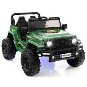 Elektrisk Jeep til 2 børn 24V i metal og kunststof H67 x L115 x B77 cm - Grøn