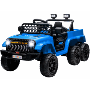 Elektrisk Jeep til børn 12V i metal og kunststof H65 x L122 x B62,5 cm - Blå