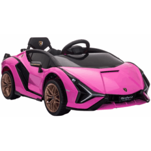 Elektrisk Lamborghini til børn 12V i metal og kunststof H40 x L108 x B62 cm - Pink