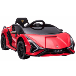 Elektrisk Lamborghini til børn 12V i metal og kunststof H40 x L108 x B62 cm - Rød