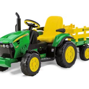 John Deere Ground Force EL Traktor med anhænger Lithium 12V