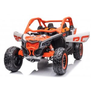 Elektrisk Can-Am Marverick UTV til 2 børn 4x24V i metal og kunststof H79,5 x L145 x B84,5 cm - Sort/Orange