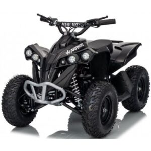 Elektrisk Warrior ATV til børn 35km/t 4x12V i metal og kunststof H53 x L118 x B66 cm - Sort