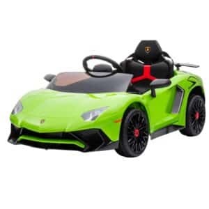 LamborghiniÂ® Aventador Elbil Til Børn 12V Limegrøn
