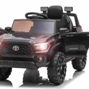 Toyota Tacoma ELBil til børn m/Lithium, Læder og 2.4G, Sort
