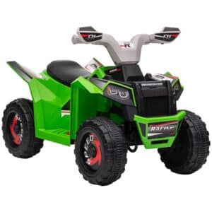Elektrisk børne-quad, 2,5 km/t, frem- og bakgear, til 18-36 måneder, grøn