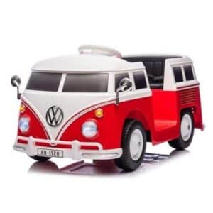 VW T1 12V Ride-On Vehicle with Leather Seat